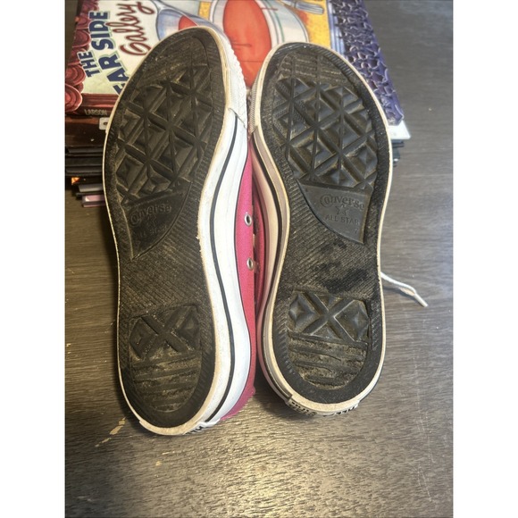 Converse All-Star Low Tops Pink Men's Size 7 Women's Size 9 Super Clean Chucks - Picture 4 of 7